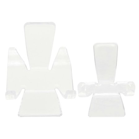 20 stk. Plast Display Holder Stativ Sokkel for Krystall Mineral Agat Korall