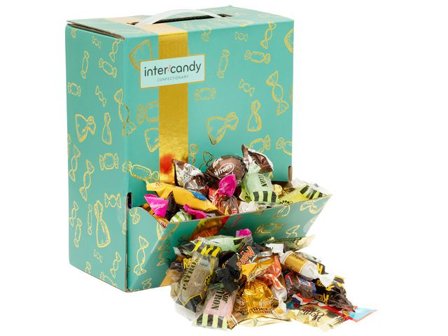 Godis Mixbox inslaget 1.4kg - Lyreco - Kök och servering - Ätbart - Godis och choklad