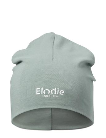 Logo Beanie - Pebble Green Accessories Headwear Hats Beanies Grå Elodie Details*Betinget Tilbud