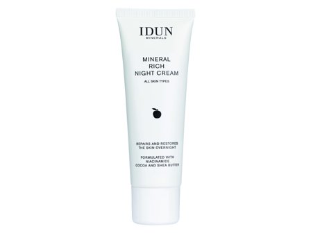 IDUN Minerals Skincare Rich Night Cream, 50 ml
