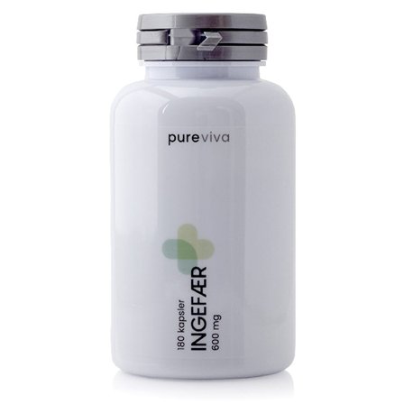 Pureviva Ingefær (600 mg) 180 kaps., Helse & Madvarer, Ingredienser, Ingefær