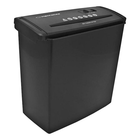 Effektiv dokumentförstörare - strimlar 5 papper samtidigt