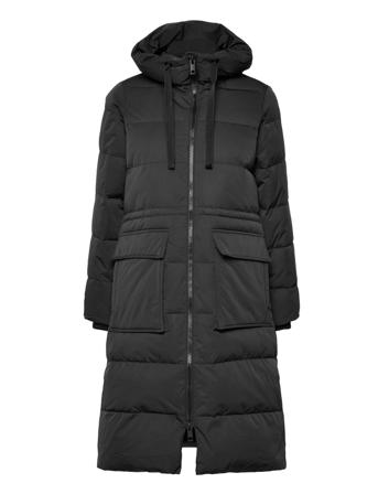 Mschpavine Down Jacket Fôret Kåpe Svart MOSS COPENHAGEN