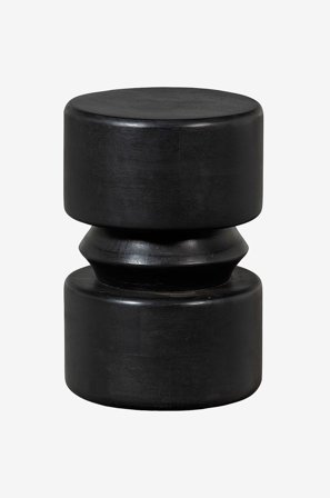 WOOOD - Sidobord Tuve - Svart - Avlastningsbord & sidobord - Från Homeroom