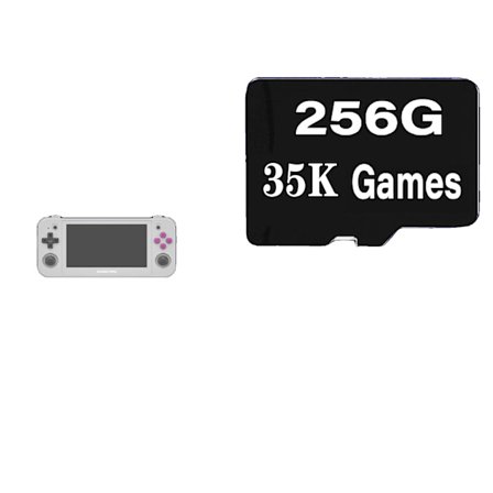 Minneskort, 256G lagring, 35 000 spel, kompatibel med ANBERNIC RG505,256G 35000 Spel