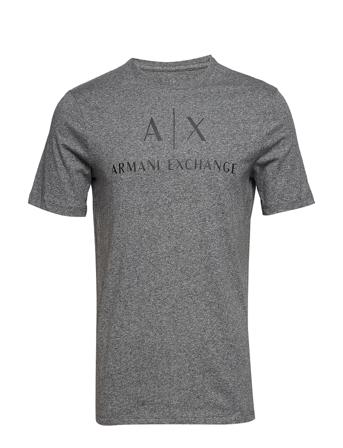 Man Jersey T-Shirt T-shirts Short-sleeved Harmaa Armani Exchange