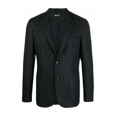 Ermenegildo Zegna, Formal Blazers Grijs, Heren, Maat:S