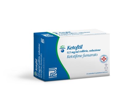 Ketoftil Collirio 25 Monodose 0,5ml 0,5mg/ml
