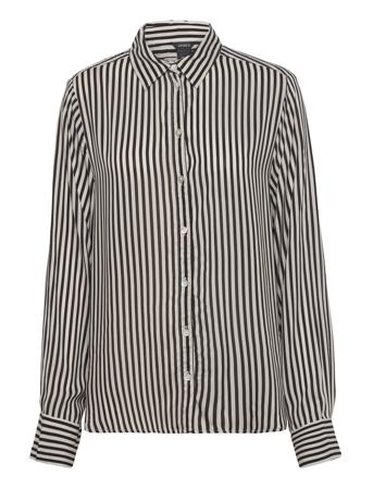 Shirt Lydia Langermet Skjorte Svart Lindex*Betinget Tilbud