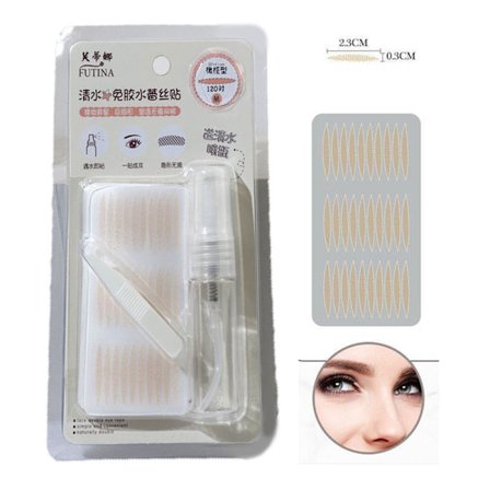 120 Par/Sæt Dobbelt Øjenlågsklistermærker Usynlig Øjenløftning