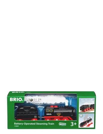 Brio 33884 Batteridrevet Damptog Toys Toy Cars & Vehicles Toy Vehicles Trains Multi/mønstret BRIO