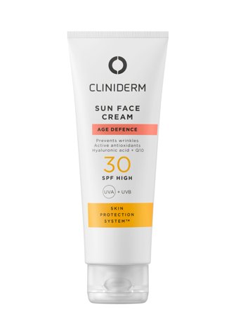 Cliniderm Age Defence Sun Face solkrem SPF 30 50 ml