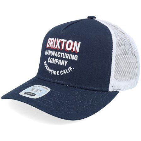 Brixton - Blå trucker Caps - Redoubt C Np Hat Navy/White/White A-Frame Trucker @ Hatstore
