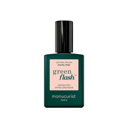 Manucurist GREEN FLASH - Smalto Semipermanente Pastel Pink 15ml - Smalto Gel e semipermanente