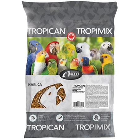 Tropican - Lifetime Granulat Papegøye 11,34 kg - Fuglemat & fuglefôr - Fuglepellets - ZOO.no