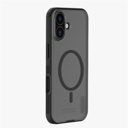 Nillkin Super Frosted Shield Pro MagSafe Case til iPhone 17 - Gennemsigtig sort