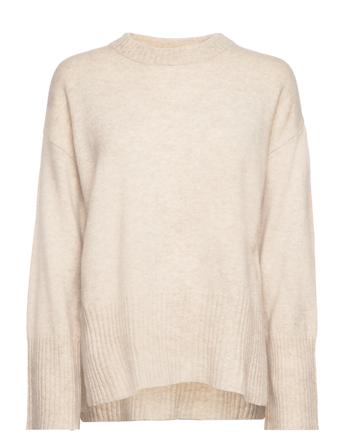 Lounge C-Neck Sweater Pullover Beige GANT*Betinget Tilbud