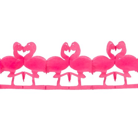 Papirguirlande Flamingo