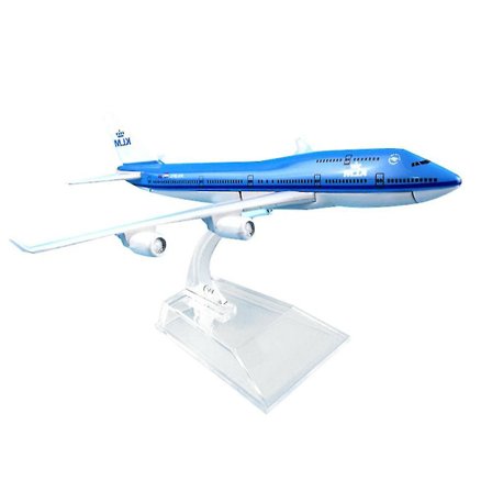 Farfi 1/400 16cm Diecast Air Klm Flygplan 747 Flygplansmodell Present Skrivbordsdekor