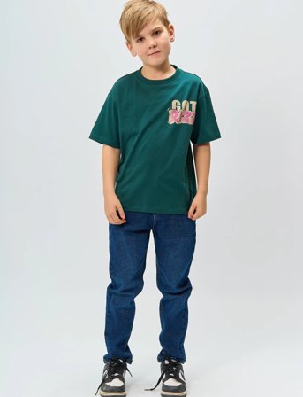 The New Tnregan Os S_S Tee - Green - 110/116