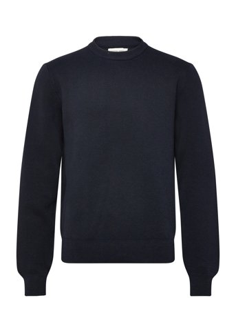 Casual Friday Cftheo 0231 Milano Crew Knit - Navy - XXXL
