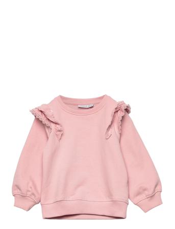 Nmfomi Sweat Bru Sweat-shirt Tröja Rosa Name It
