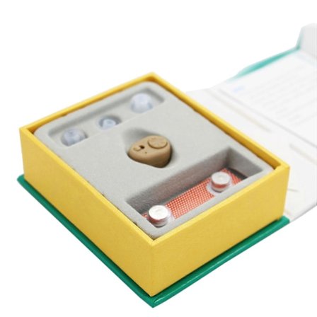 1 Sett AXON K-86 Digitalt høreapparat i øret, lydforsterker justerbar 3 størrelser ørepropper