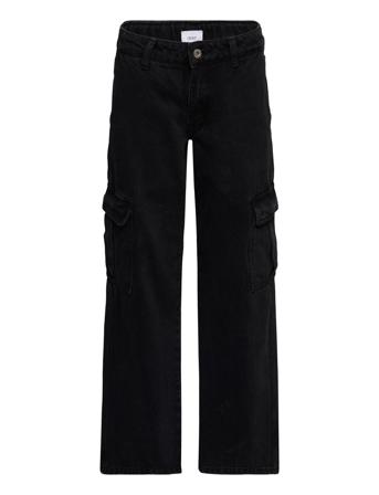 Worki Low Waist Cargo Black Grunt