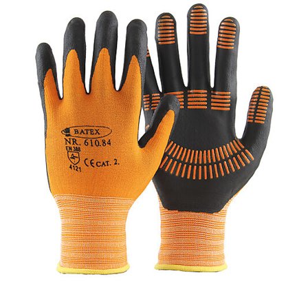 BATEX Mekanikerhanske Softgrip med gripebelegg i håndflaten. 9