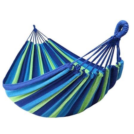 Tupla brasilialainen riippumatto kahdelle, erittäin suuri puuvilla, 260 x 150 cm, 300 kg kantavuus