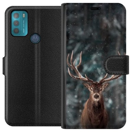 Kompatibelt Plånboksfodral till Motorola Motorola Moto G50 Oh Deer