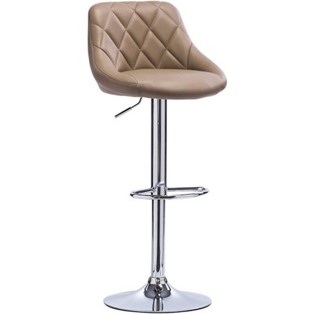 Rootz justerbar barstol i konstläder - Bänkpall - Vridbar barstol - Bekväm stoppning - Justerbar i höjdled - Lätt att rengöra - 84cm-106cm x 38cm x 35