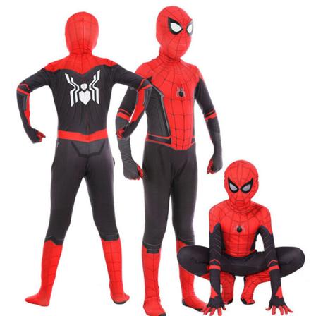 Pojat: Far From Home Spiderman Zentai Cosplay Suit Outfit 130-140cm / 110-120cm