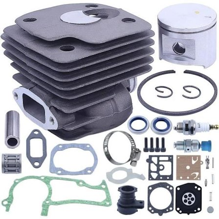 52 mm:n sylinterimäntä, yhteensopiva Husqvarna 372 372xp 371 365 362 -imuputken tiivisteen kanssa