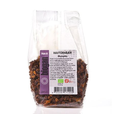 Biogan Havtorn tørret Ø 75 g, Helse & Madvarer, Tørret Frugt & Nødder, Tørret Frugt