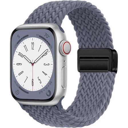 Flätat armband kompatibelt med Apple Watch-armband 46mm 49mm 44mm 45mm 40 41 42mm magnetisk correa Armband iWatch serie 10 9 8 7 6 5 SE Ultra