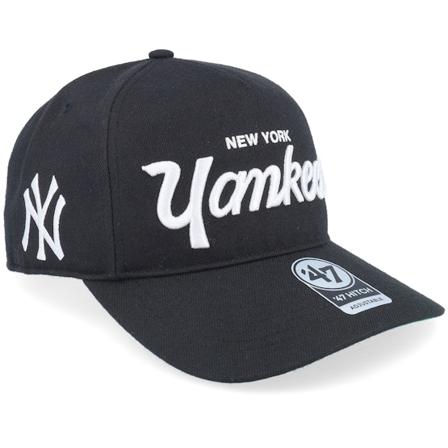 47 Brand - MLB Svart adjustable Caps - New York Yankees Attitude Hitch Black A-frame Adjustable @ Hatstore