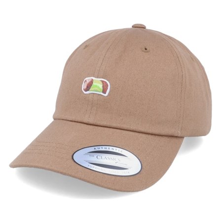Iconic - Beige unconstructed Caps - Swedish Dammsugare Punsch-Roll Tan Dad Cap @ Hatstore