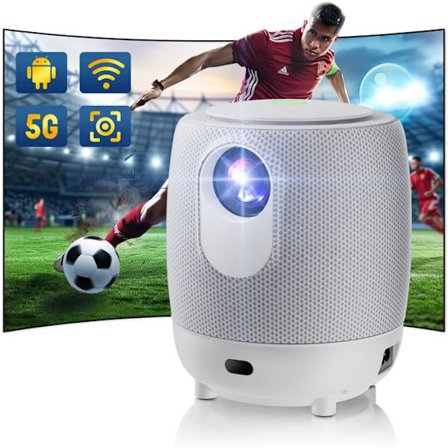 Vidéoprojecteur LOSEI 4K Purku 18000 Lumen Android 9.0 Integroitu WiFi 5Ghz Bluetooth 5.2 190" E-Focus (Viimeinen huuto)