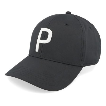 Puma - Svart adjustable Keps - Heritage P Tech Cap Black Adjustable @ Hatstore