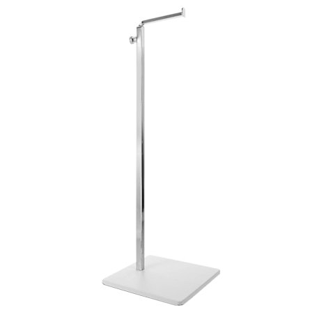 Metal Taske Display Stativ Kvinde Håndtaske Stativ Justerbar Højde Taske Stativ (39X13X13CM, Sølv)