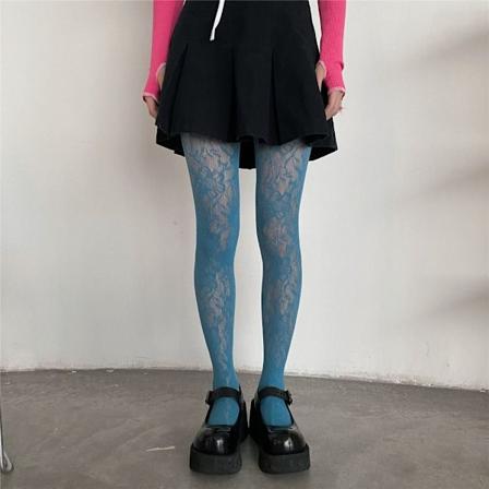 Mesh Damstrumpor BLÅ Blue #1