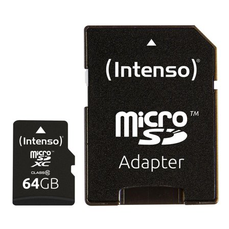 INTENSO flashminnekort - 64 GB - microSDXC