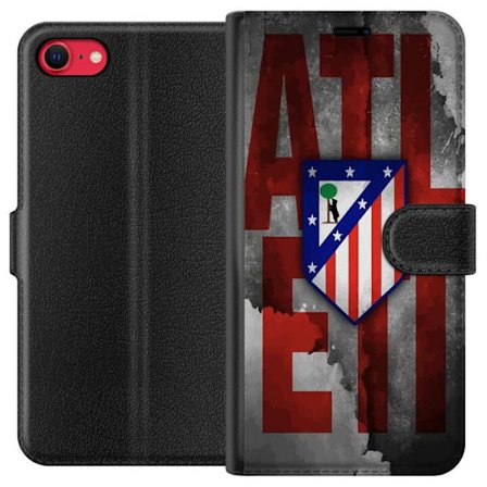 Kompatibelt Lommeboketui til Apple iPhone 8 Atleti grå text