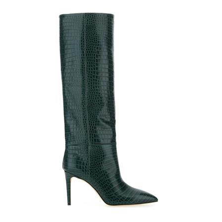 Paris Texas, Heeled Boots Zielony, Kobieta, Rozmiar: 37 EU