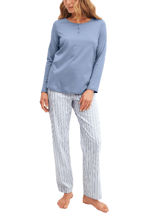 Calida Striped Dreams Pyjama Sovkläder Dam Flerfärgad L