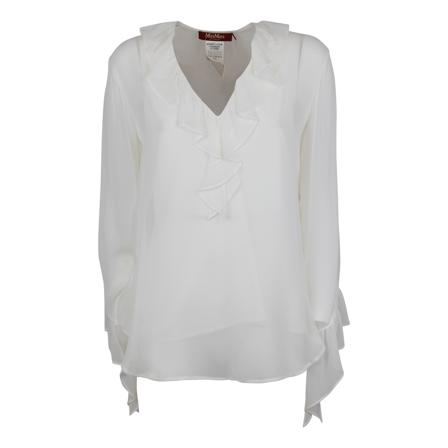 Max Mara Shirts Hvid, Dame Bluser, Størrelse: XS