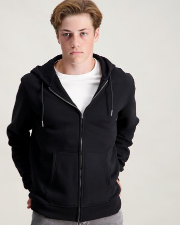 RYVLS The Core Zip Hoodie Zwart Hoodies Jongens - Kids Brand Store