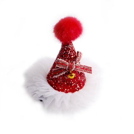 Julhårklämma, paljettsarong, söt tjej, litet hårklämma f