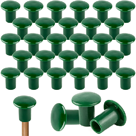 #36 Stykker Bambus Rattan Hætter til Have, Farm og Hjem, Plantestøtte#